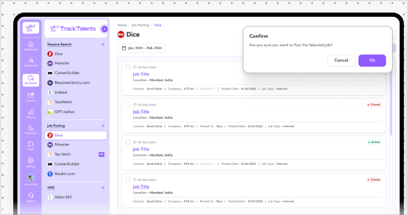 Job Posting Interface